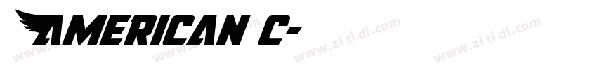 American c字体转换